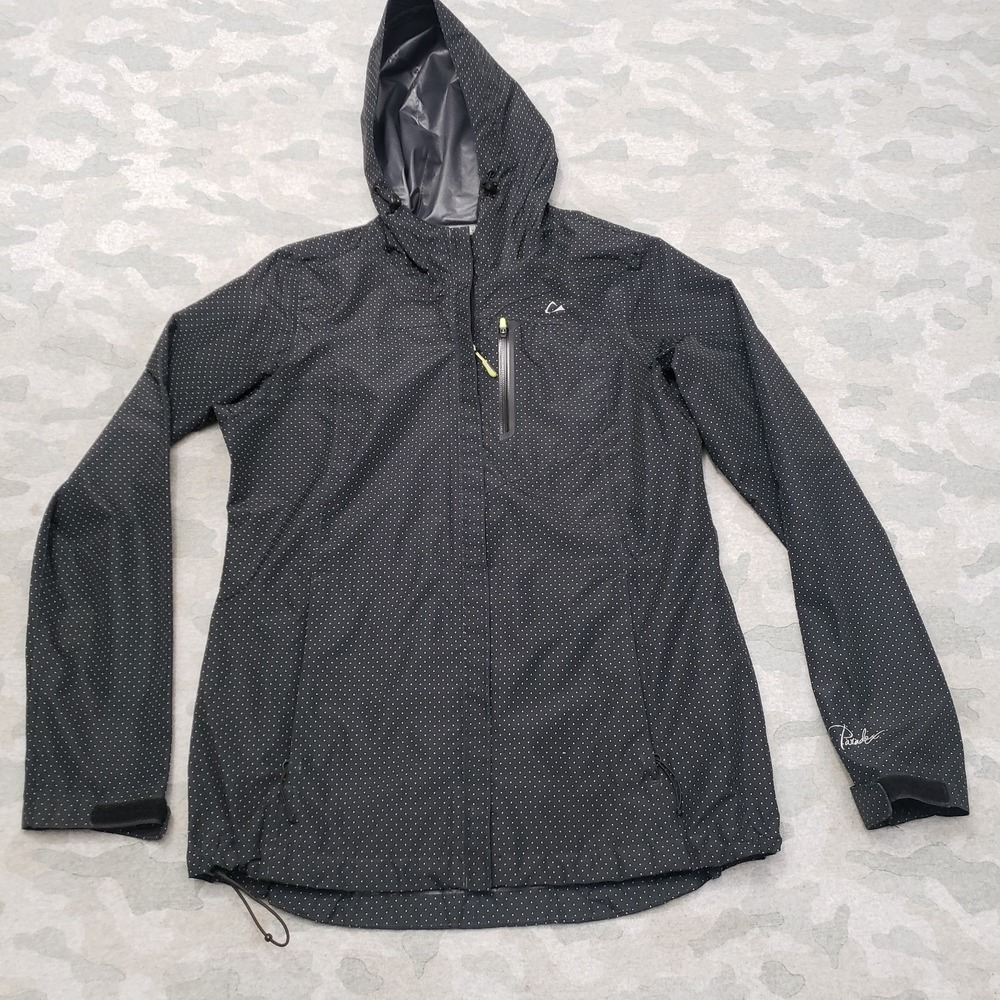 Paradox Jacket Womens Small Black Full Zip Hooded Long Sleeve